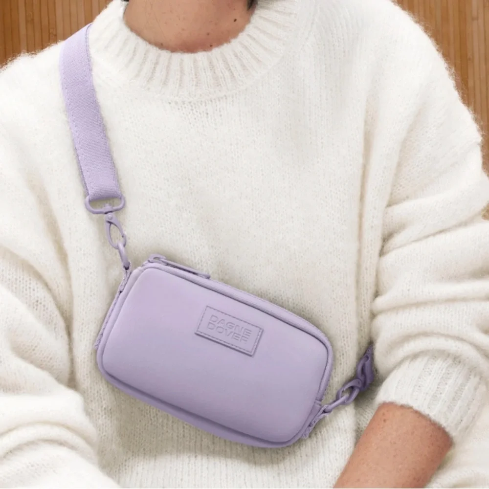 Dagne Dover Lilac Crossbody Camera Bag